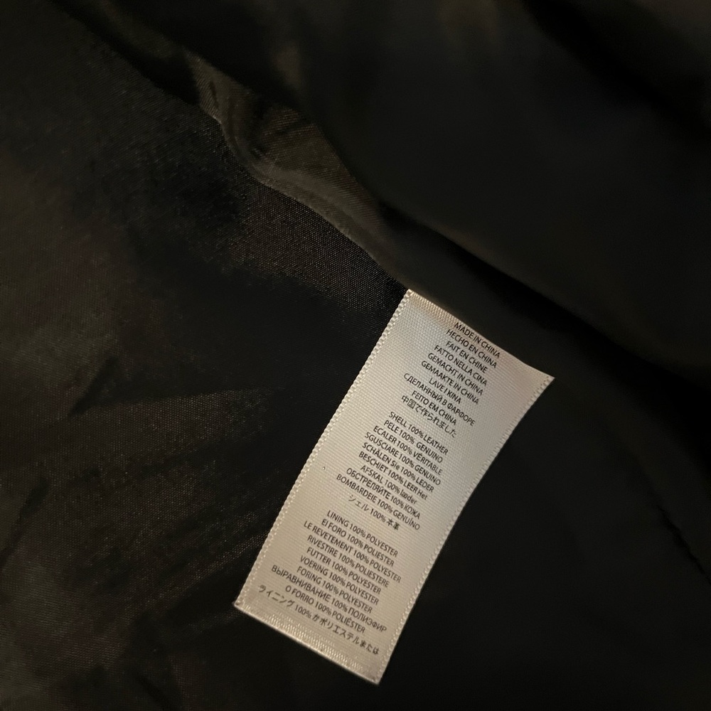 Michael Kors leather moto jacket - Picture 4 of 6